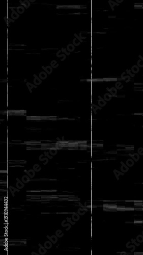 Wallpaper Mural Analog vintage video overlay - film with scratches effect. Loop footage. Social media vertical format. Black background. Torontodigital.ca