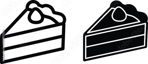 Cake Slices Icon Set