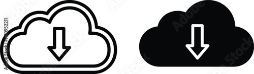 Cloud Download Icons