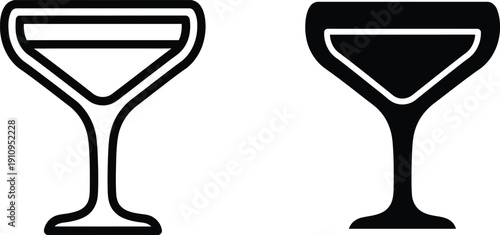 Cocktail Glass Icons