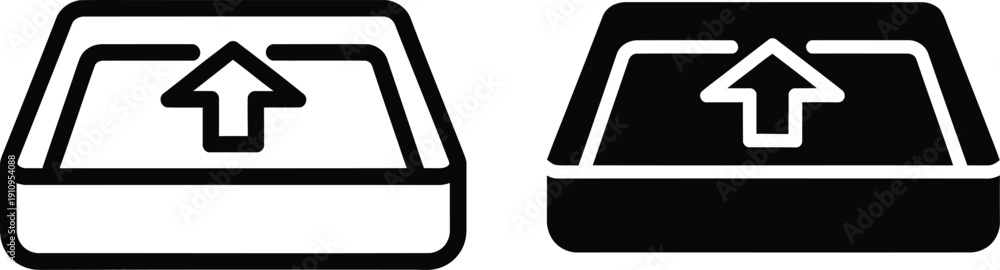 Fototapeta premium Upload Icons