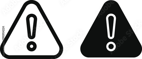 Warning Signs with Exclamation Marks