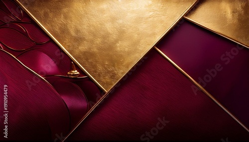 claret and gold background
