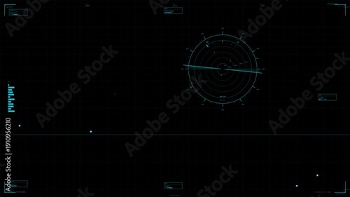 Hud animation for web designers in sci fi space showcasing futuristic technology and graphic elements for creative projects