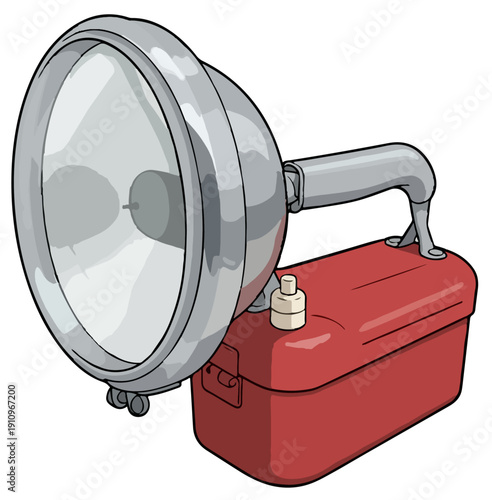 Vintage sealed beam hand lantern