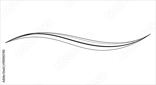 Abstract background with swirling lines and bokeh lights in deep blue and gold, elegant festive mood