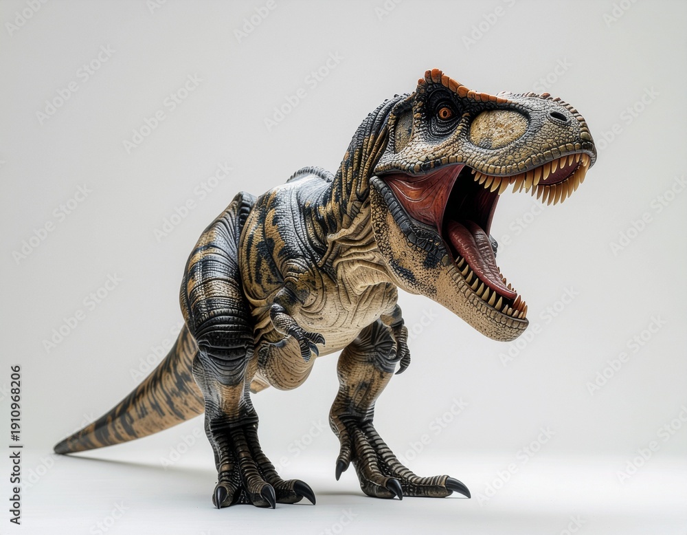 Fototapeta premium dinosaur toy isolated on white