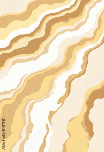 Fluid Liquid background 3D swirling metallic gold white paint Abstract luxury High resolution