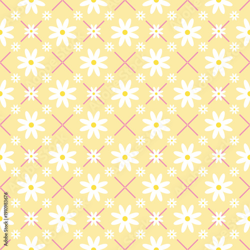 seamless pattern with flowers