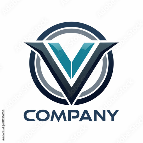 Minimalist type business logo template
