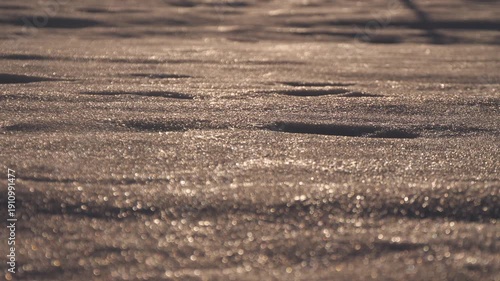 Wallpaper Mural snowy surface in winter on a sunny day Torontodigital.ca
