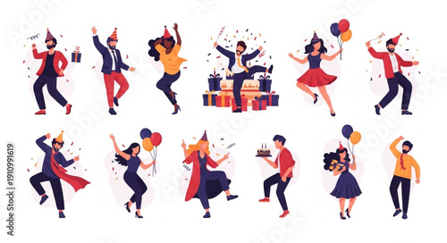 Dancers Performing Various Dance Moves.