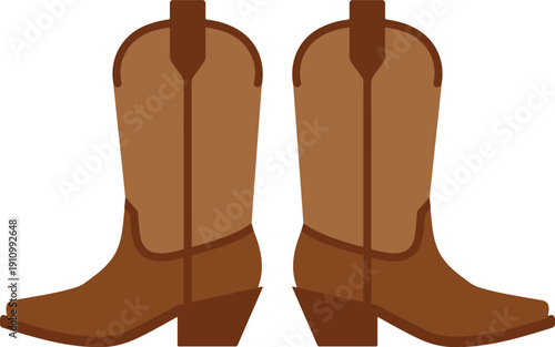 unique Cowboy boot icon