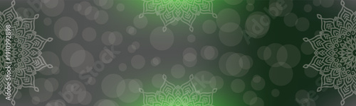 Round mandala on dreamy peach fuzz gradient background. Translucent mesh pattern in the form of a mandala. Mandala with floral patterns. Gradient background with round mandala, New Pattern gradient co