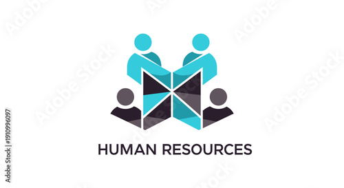 Innovative Human Resources Emblem Design For Modern Business Operations And Workforce Management