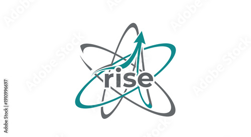 Inspiring Abstraction Representing Growth And Success With Dynamic Artistic Elements