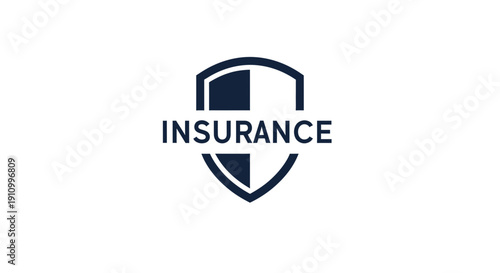 Insurance Shield Design Concept Showcasing Protection, Security, and Peace of Mind