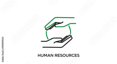 Human Resources Support Symbolizing Unity, Empowerment, and Collaboration Efforts