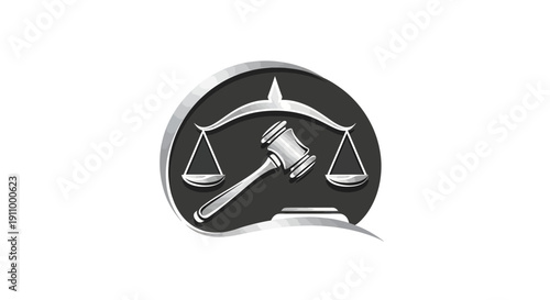 Justice Scales Artwork Illustrating Balance, Legal Matters, And Civil Procedural Courts
