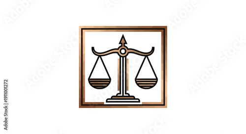 Justice System Depicted With Elegant Design Reflecting Fairness And Equality Concept