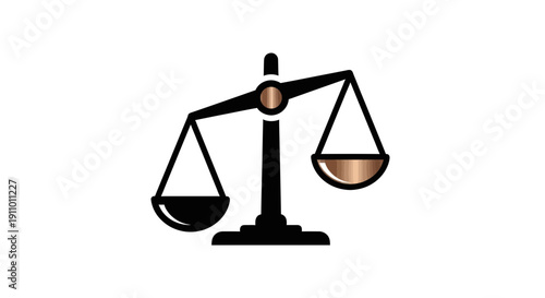 Justice System Sign Depicting The Application Of Fairness And Impartiality