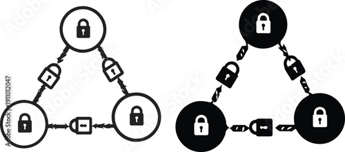 Blockchain Network Security Locks
