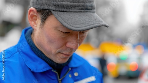 冬の間、出張整備士による路上バッテリー交換