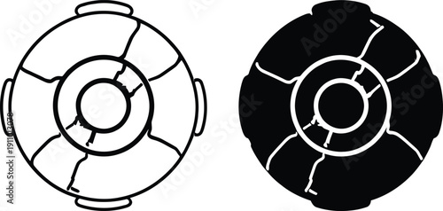 Life Preserver Icon Set