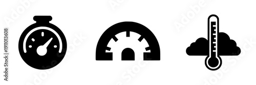 Timeless Timepiece: A Classic Barometer Icons for Farmers and Weather Forecasting