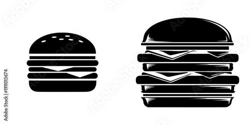 Classic Burger Icon: A Timeless Symbol of Fast Food