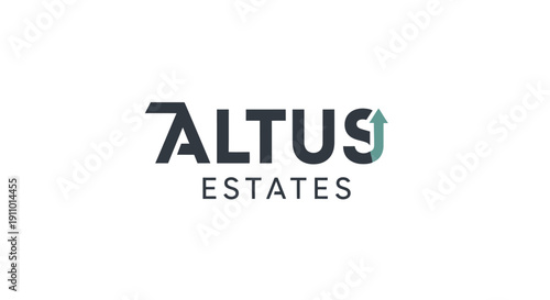 Altus Estates company logo design with modern typography.