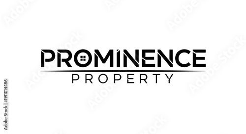 Prominence Property logo design for real estate company.