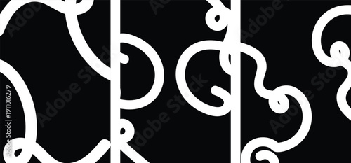 futuristic Line stripe pattern on white Wavy background. abstract modern background futuristic graphic energy sound waves technology concept design