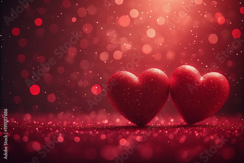 Abstract love concept with space for design and text valentines 