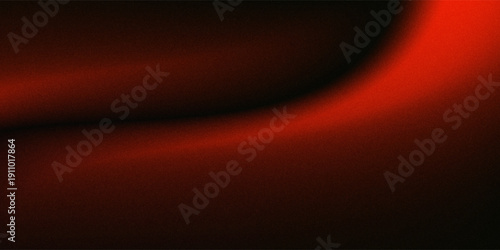 A dark red to black gradient background with subtle noise texture