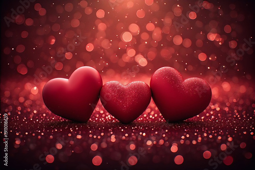 Abstract love concept with space for design and text valentines 