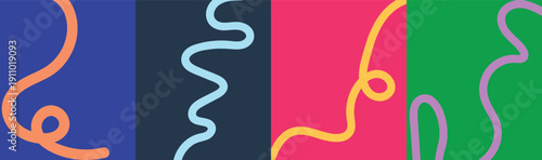 Vibrant line abstract wavy background. flowing shapes in warm colors featuring colorful. fluid wavy lines for a dynamic, modern feel motivational design typography for creative design