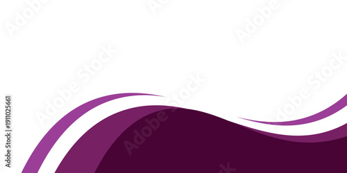 Curved Header and Footer Element,illustration