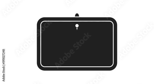 A minimalist black and white illustration depicts a vintage television set with a simple antenna high quality professional detailed modern