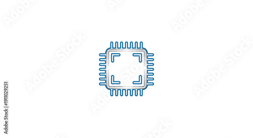 Minimalist Electronic Circuit Board Design Featuring Technological Advancement and Innovation