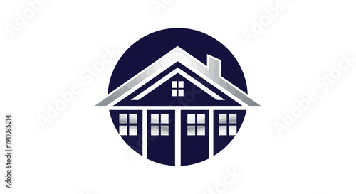 Minimalist Real Estate Logo Representing Property and Housing Solutions with Sophistication