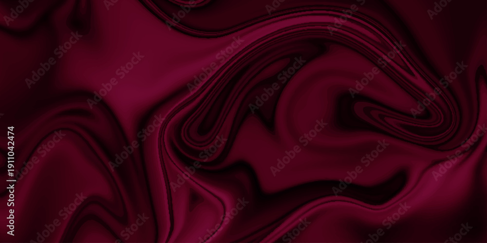 Fototapeta premium Abstract background luxury cloth or liquid wave or wavy folds of grunge silk texture. Dark silk or satin texture. Luxury vector background design. Trendy liquid paint on motion elegant wavy pattern. 