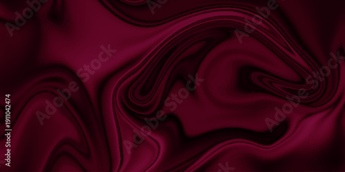 Abstract background luxury cloth or liquid wave or wavy folds of grunge silk texture. Dark silk or satin texture. Luxury vector background design. Trendy liquid paint on motion elegant wavy pattern.	