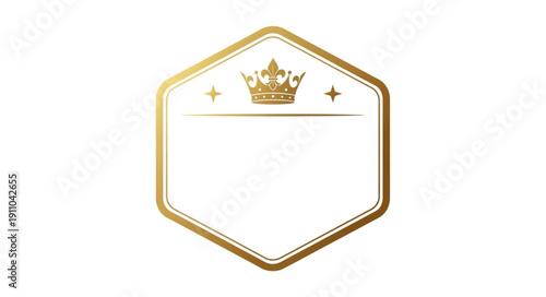 Golden Crown Luxury Logo Design.