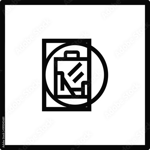 no briefcase, rejected business