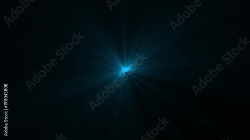 Blue Starburst Light Effect Keywords: light, starburst, flare, explosion, bright, blue, glow