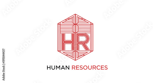 Modern Human Resources HR Logo Design For Branding And Corporate Identity Elements