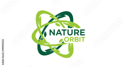 Nature Orbit Logo: A Modern and Sustainable Branding Emblem for Eco-Friendly Businesses