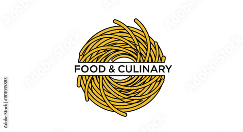 Pasta Logo Design with Food And Culinary Text Presented in Vibrant Visuals