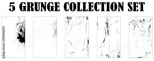 set dirty wall texture frame background on white  background